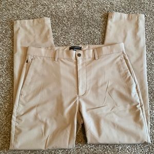 Khaki Banana Republic slim fit stretch pants. 34x30